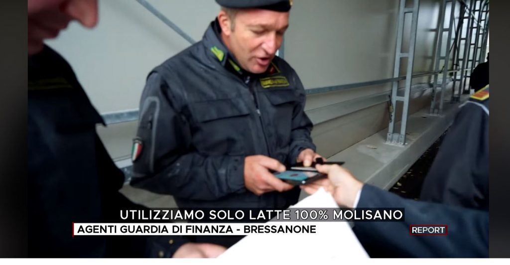 Latte tedesco spacciato per molisano, Report svela la lista secretata