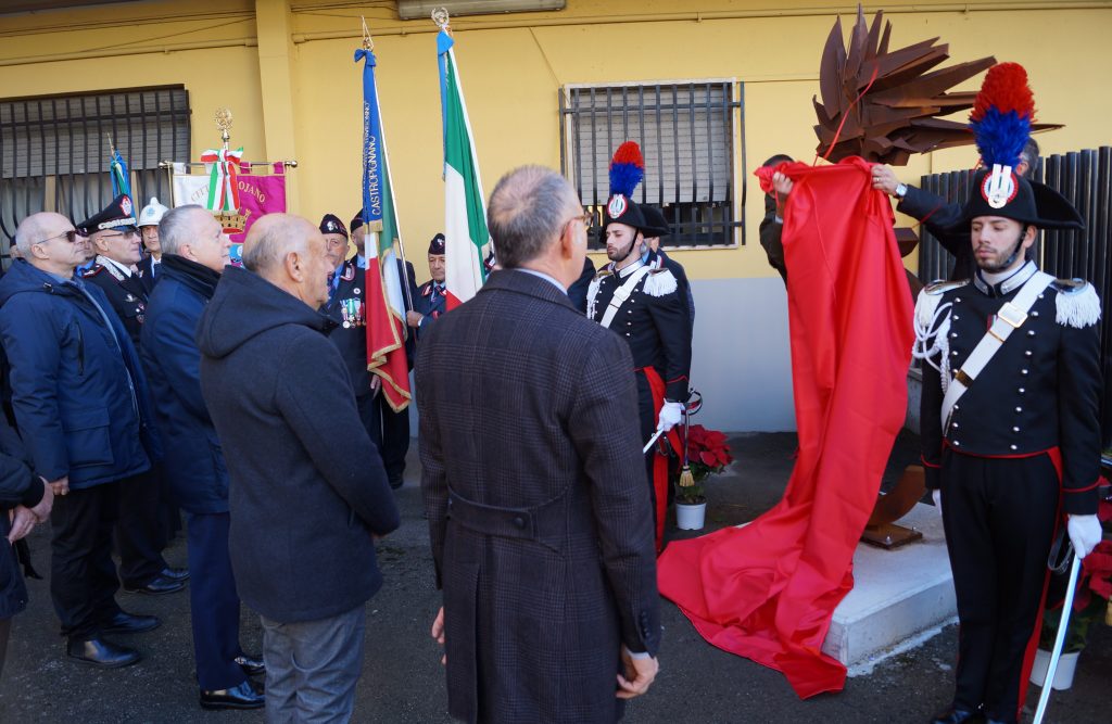 Un cippo alla memoria del generale Franco Romano