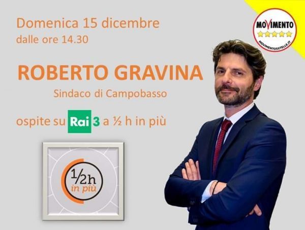 Il sindaco Gravina ospite di ½ ora in più