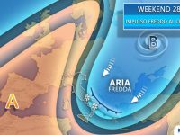 L’irruzione artica punta sull’Italia, in arrivo freddo e neve a bassa quota