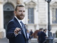 Minister for the South Giuseppe Provenzano arrives at the Quirinal Palace for the new government swearing, in Rome, Italy, 05 September 2019. ANSA/FABIO FRUSTACI