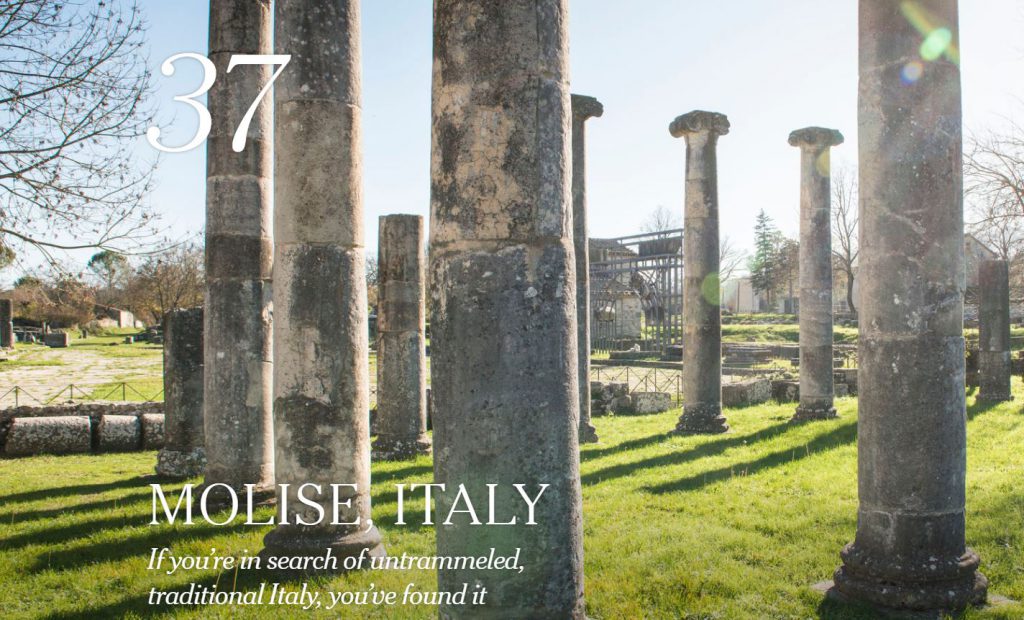 Prima di Copenaghen, il Molise fra le 52 mete imperdibili del NYT