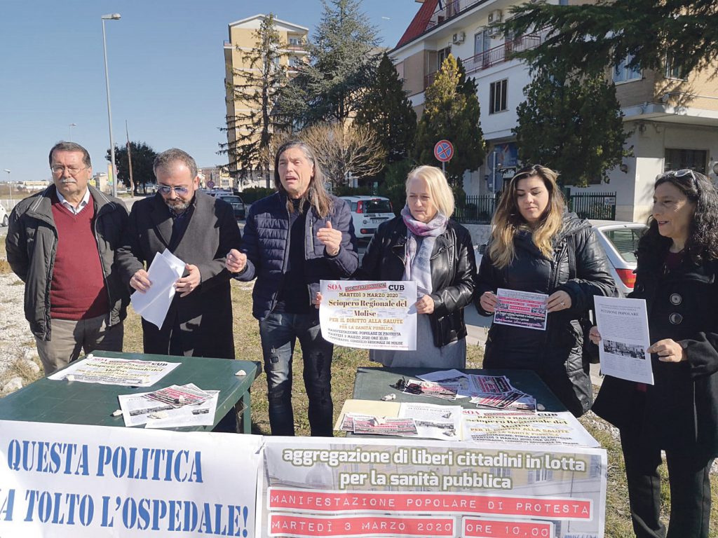 Diritto alla salute, il 3 marzo lo sciopero generale