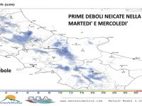 Breve parentesi invernale, tra oggi e domani brusco calo delle temperature