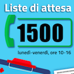 Dalle liste di attesa al coronavirus: 1500, numero per tutte le emergenze