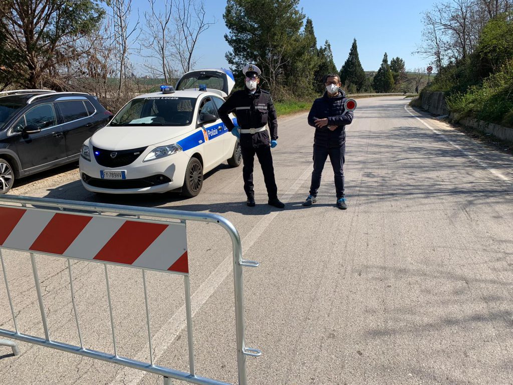 Montenero di Bisaccia, punti d’accesso scelti per blindare il paese