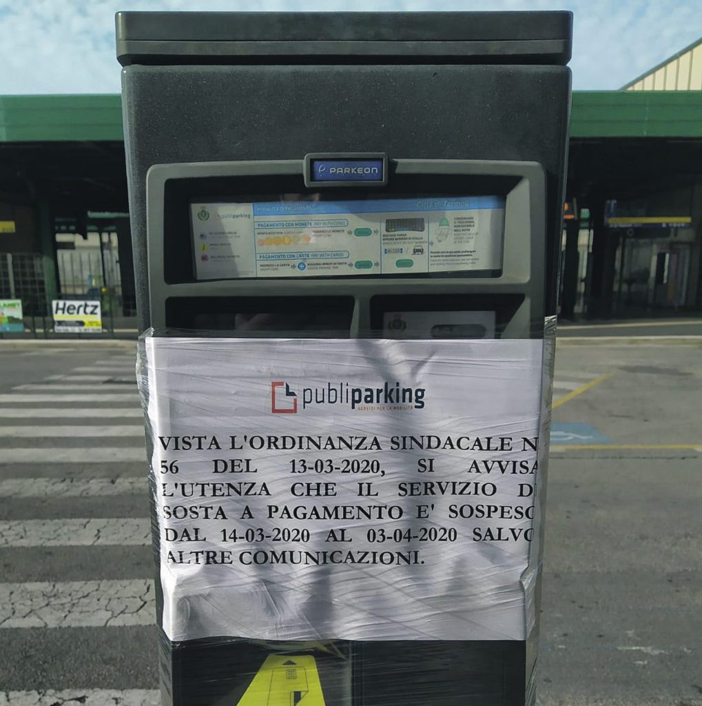 Fase 2, a Termoli dal 4 maggio torna anche la sosta a pagamento