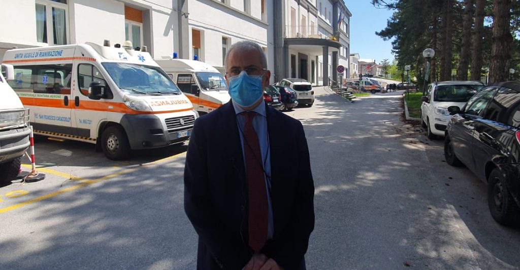 Visita a sorpresa di Florenzano all’ospedale di Agnone