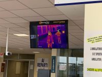 Rileva la temperatura, termocamera al Cardarelli