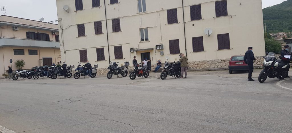 Pozzilli, rombo per salutare l’amico scomparso: otto centauri sanzionati