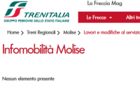 Il ‘lockdown’ dei treni molisani: chiusura totale della tratta, da domenica bus sostitutivi