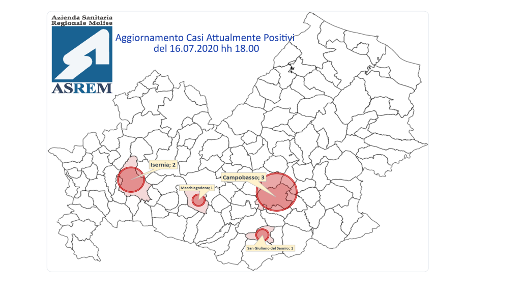 Nessun nuovo caso, un guarito Covid in soli quattro comuni