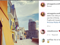 Vacanze vip in Molise, Selvaggia Lucarelli nel borgo antico