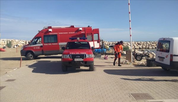 San Salvo, recuperato il cadavere del bagnante disperso in mare
