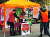 I “Gilet arancioni” a Bojano, prima tappa del tour contro la «dittatura sanitaria»