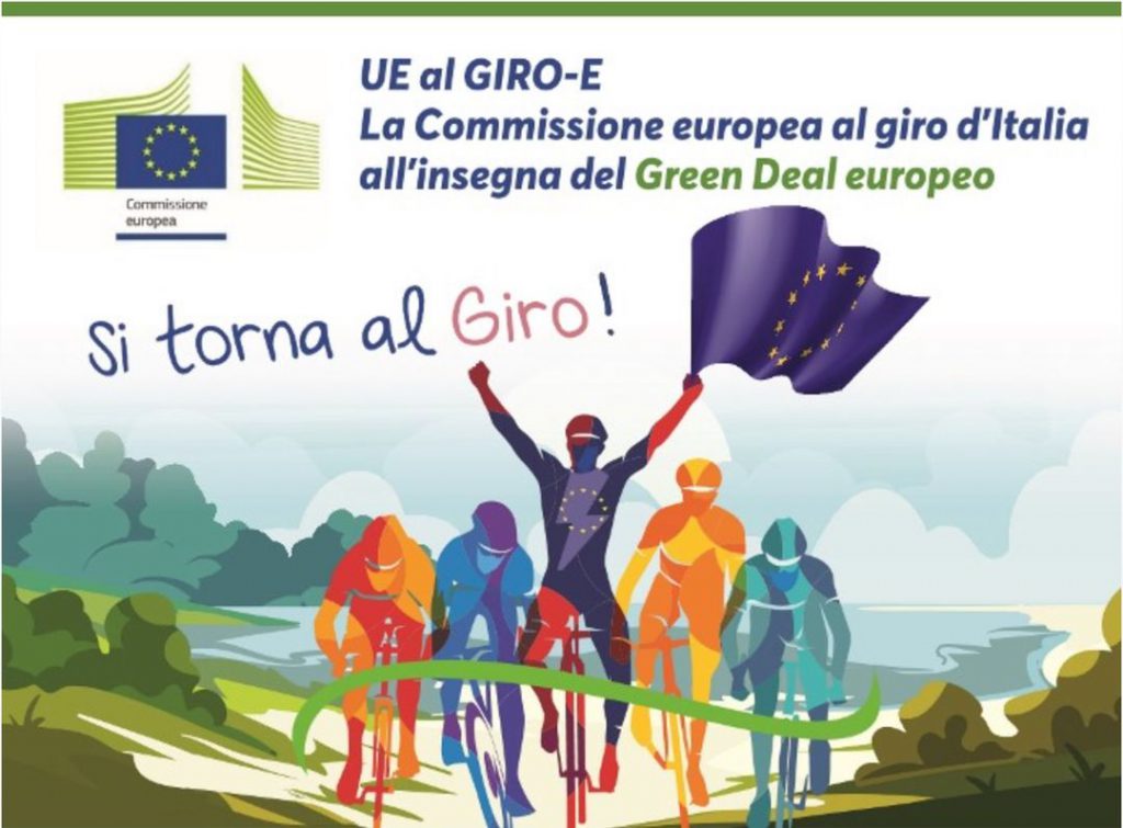 “UEalGiro-E” – è partita la corsa in bici elettriche ideata e promossa dalla Commissione europea – Rappresentanza in Italia