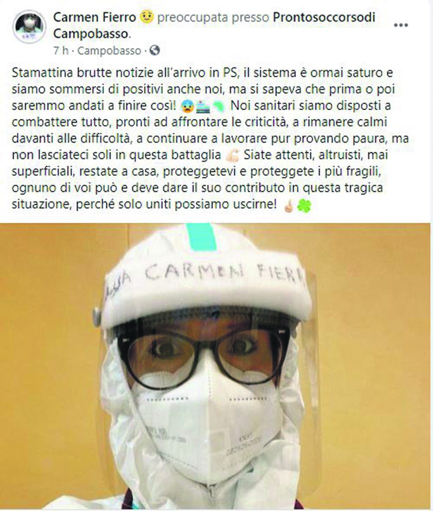 La giovane dottoressa del pronto soccorso: «Proteggete voi stessi e le persone più fragili»