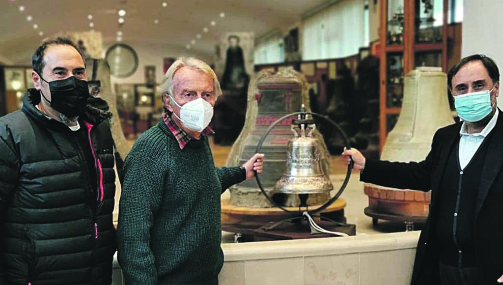 Luca Cordero di Montezemolo in visita alla fonderia Marinelli di Agnone