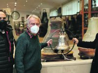 Luca Cordero di Montezemolo in visita alla fonderia Marinelli di Agnone