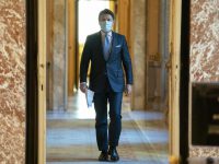 Il presidente del Consiglio, Giuseppe Conte, durante l'incontro con la La delegazione del M5S a Palazzo Chigi, Roma, 14 dicembre 2020. ANSA/FILIPPO ATTILI/US PALAZZO CHIGI +++ NO SALES, EDITORIAL USE ONLY +++