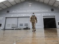 A view of the Mario De Bernardi military airport in Pratica di Mare, near Rome, wich will serve as the hub for COVID-19 vaccination distribution, Italy, 6 December 2020. ANSA/GIUSEPPE LAMI