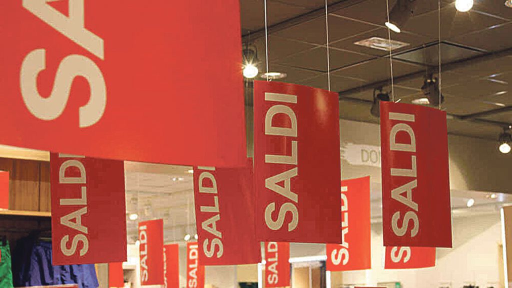 Saldi invernali, in Molise si parte in piena zona rossa