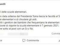 A Pozzilli la sindaca decide di riaprire le elementari dopo un sondaggio su Facebook