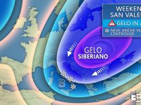Weekend di San Valentino ‘da brividi’ con neve e temperature in picchiata