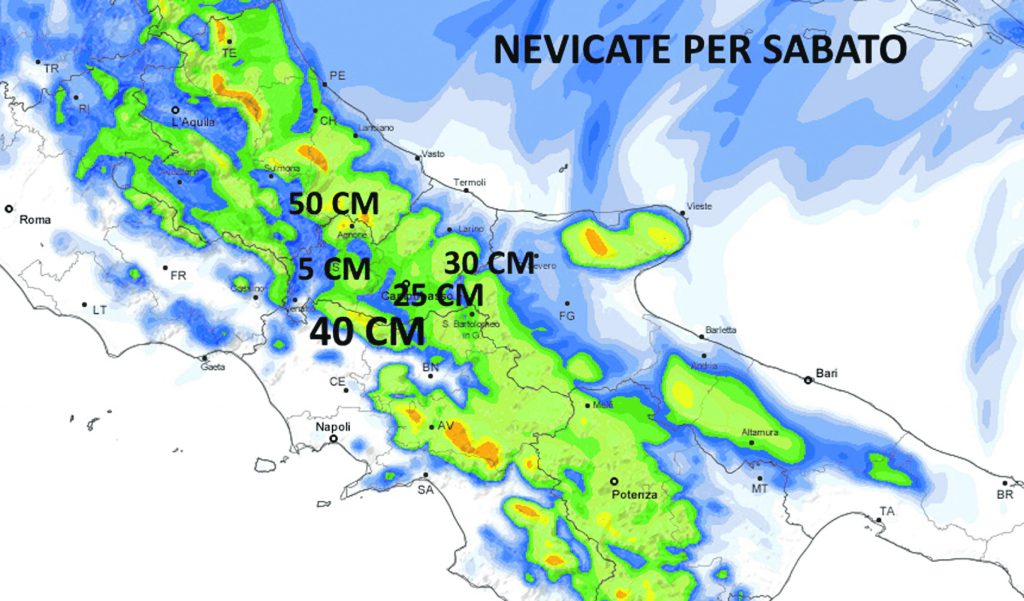 Weekend da brividi, allerta arancione sul Molise: nevicate anche in pianura