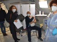 Termoli, l’ospedale da campo della Croce Rossa ora è punto vaccinale