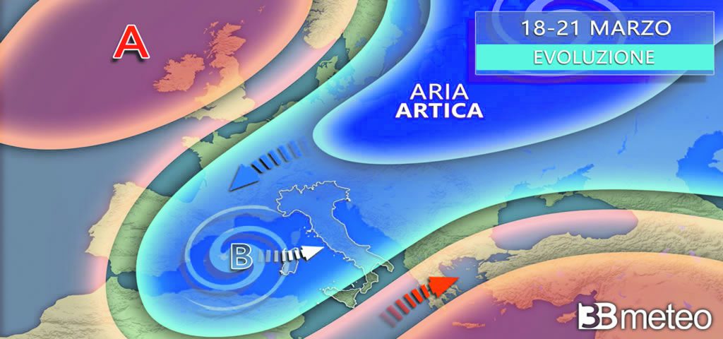 Colpo di coda dell’inverno, in arrivo freddo e neve anche a bassa quota