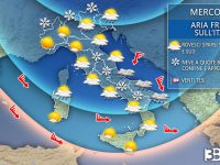 Apice del freddo, temperature in calo e neve a bassa quota