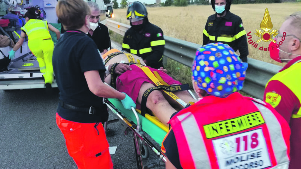 Termoli, imbottito di stupefacenti finisce nella scarpata: 44enne pugliese ricoverato in rianimazione