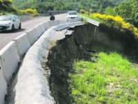 Frana sulla superstrada Isernia-Castel di Sangro: cede la carreggiata a Roccasicura