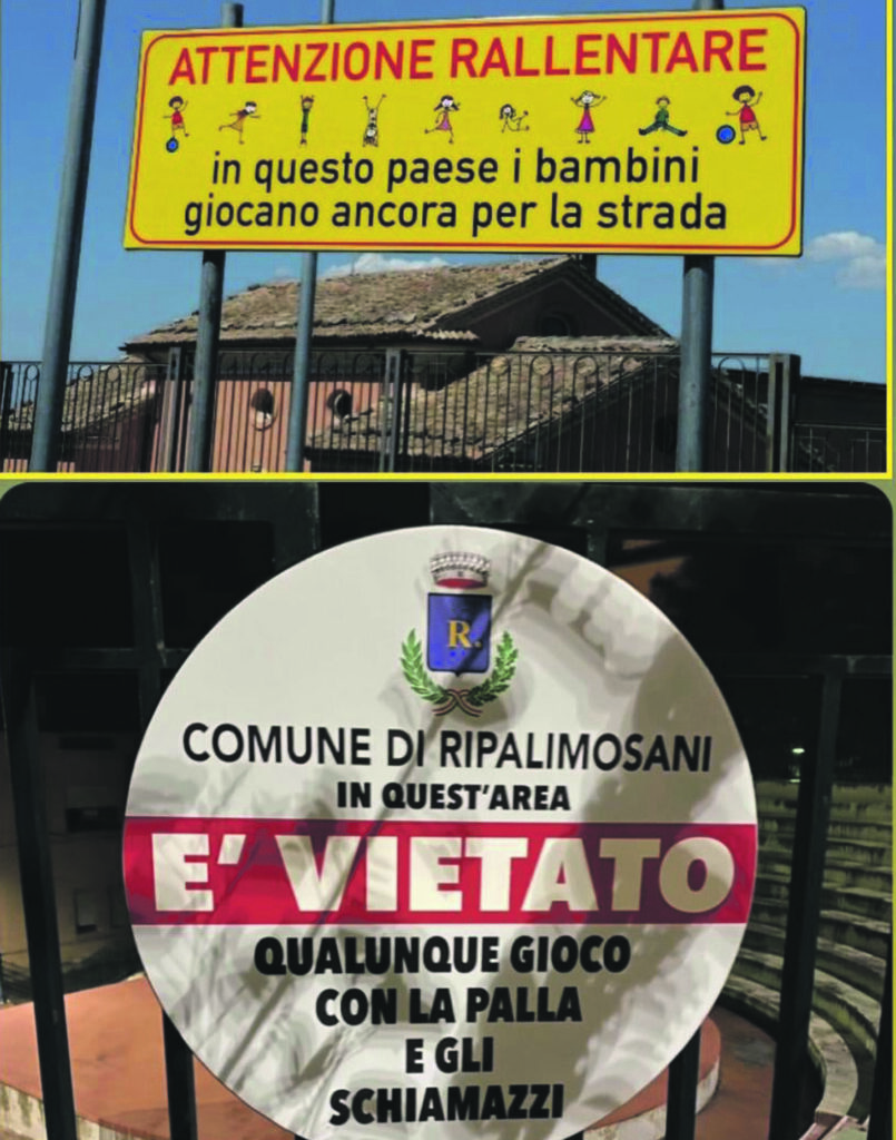 Ripalimosani paese a misura di bambino? Non per i residenti…