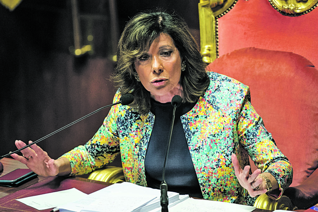 Foto Roberto Monaldo / LaPresse
06-11-2018 Roma
Politica
Senato - dl Sicurezza
Nella foto Maria Elisabetta Alberti Casellati

Photo Roberto Monaldo / LaPresse
06-11-2018 Rome (Italy)
Senate -  Law decree on Security
In the photo Maria Elisabetta Alberti Casellati