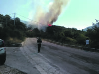 Longano, il fuoco divora altri venti ettari di bosco