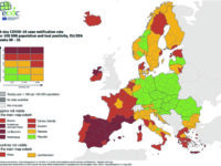 In Italia avanza il rosso, ma il Molise resiste: verde nella mappa Ecdc