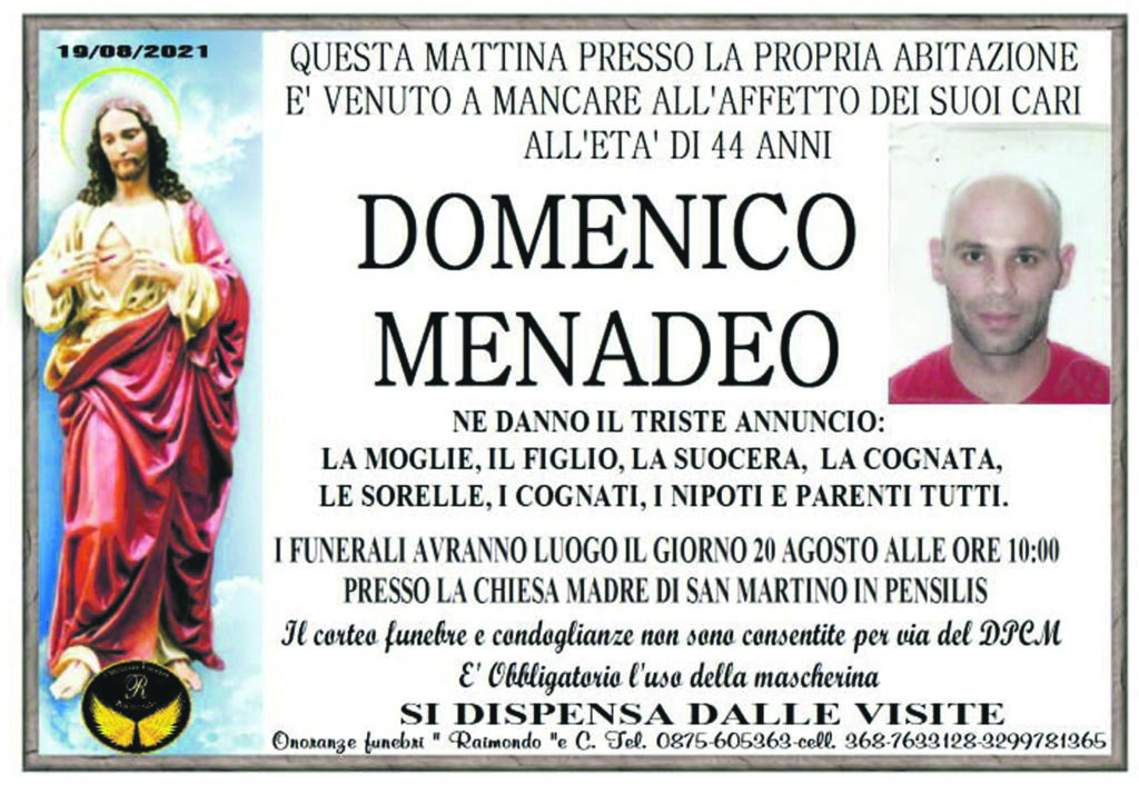 San Martino sotto shock, carriere muore a 44 anni