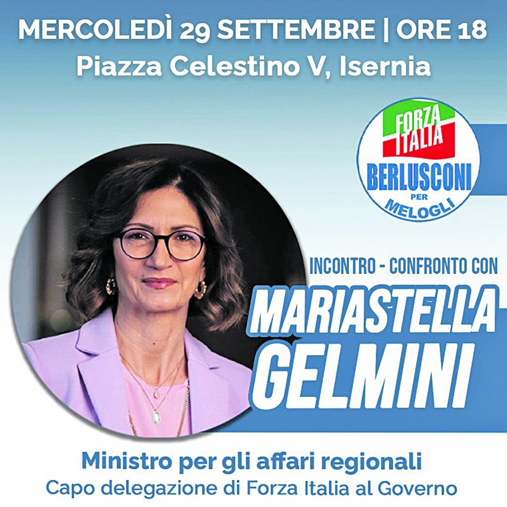 Azzurri in campo per Gabry, a Isernia il ministro Gelmini