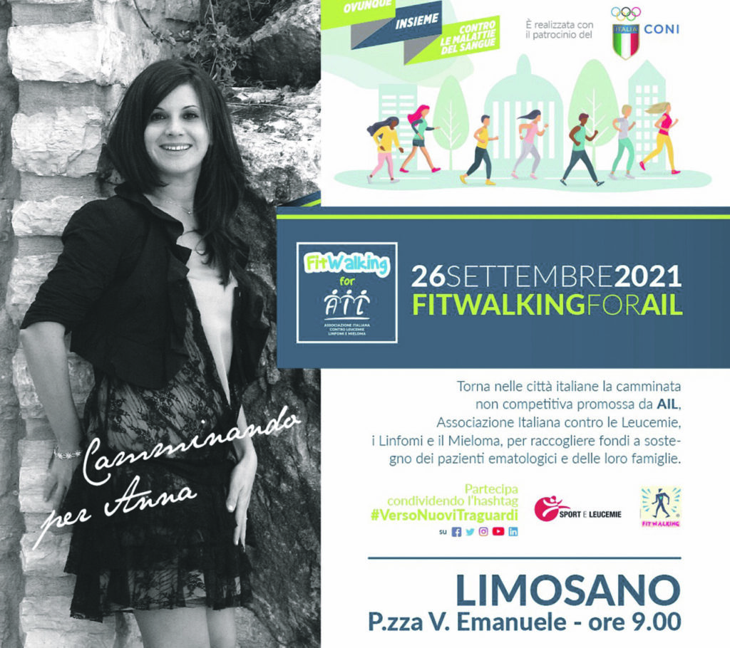 “Fitwalking for Ail”, una passeggiata per Anna