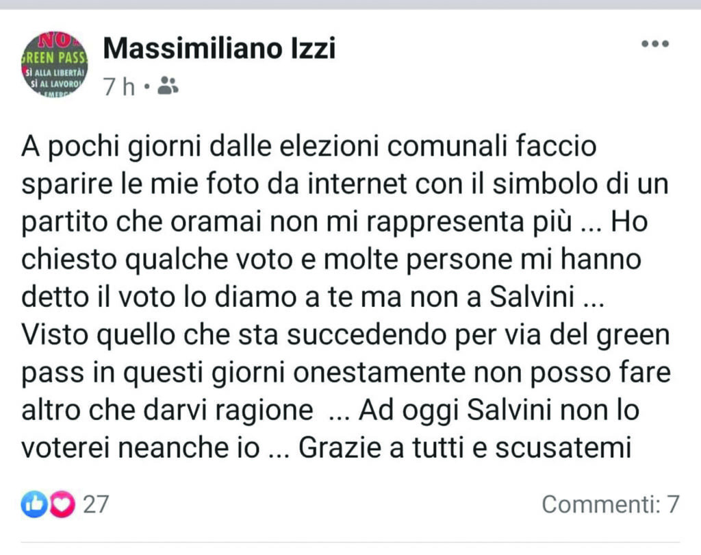 Leghisti divisi: il candidato in corsa che rinnega Salvini
