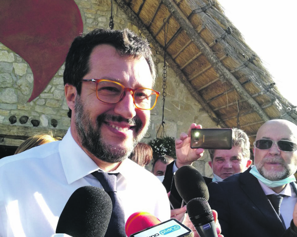 A Isernia arriva Salvini: «Battere la sinistra delle tasse e degli sbarchi»