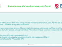 Terza dose a fragili e over 60, da lunedì le prenotazioni