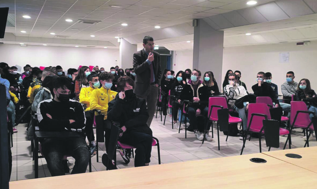 Un percorso di legalità, Musacchio al Majorana di Termoli