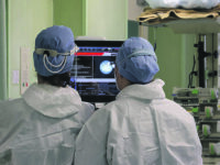 Terapia intensiva ospedale Bolognini di Seriate (bg) 13 marzo 2021. Ansa Filippo Venezia