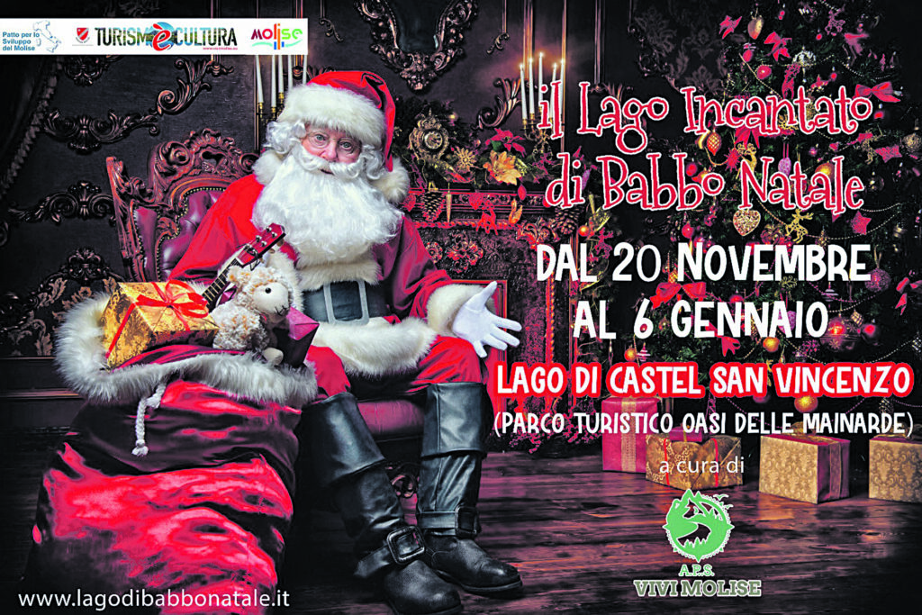 Castel San Vincenzo sta per diventare “Il Lago incantato di Babbo Natale”