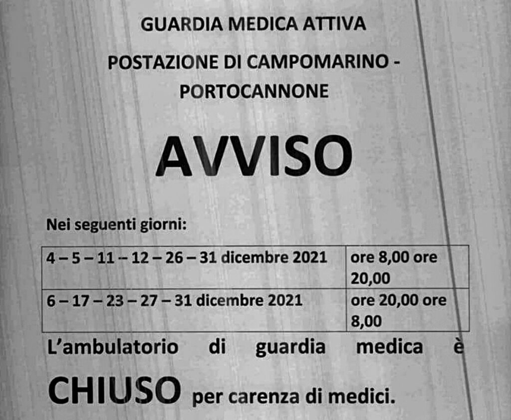 Tavolo di crisi per le guardie mediche, chiesto da cinque sindaci del territorio