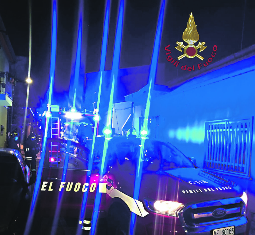 Principio d’incendio in una casa a Campomarino, sul posto il 115