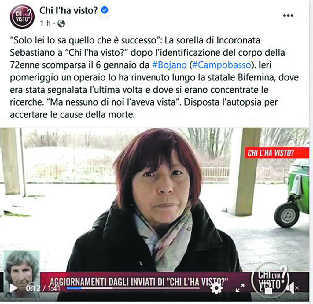 «Incoronata non è morta lì», una fine straziante e tanti dubbi